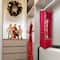 36" Red & Green Vertical Hanging Christmas Decoration Organizer Storage Bag
